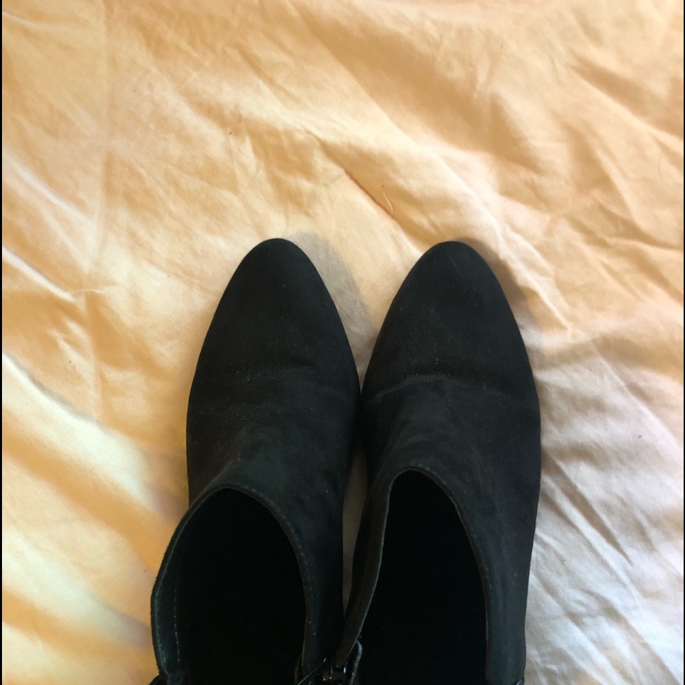 Black Zip Booties | Old Navy